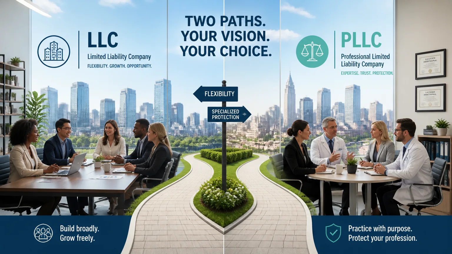 PLLC vs LLC: Key Differences Every Entrepreneur Should Know