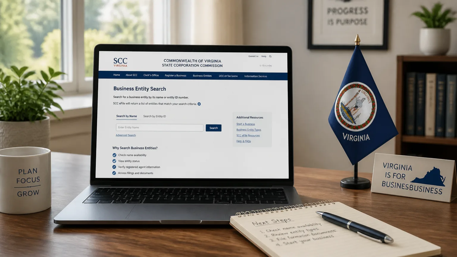Your Essential Guide to Conducting a Virginia Business Entity Search