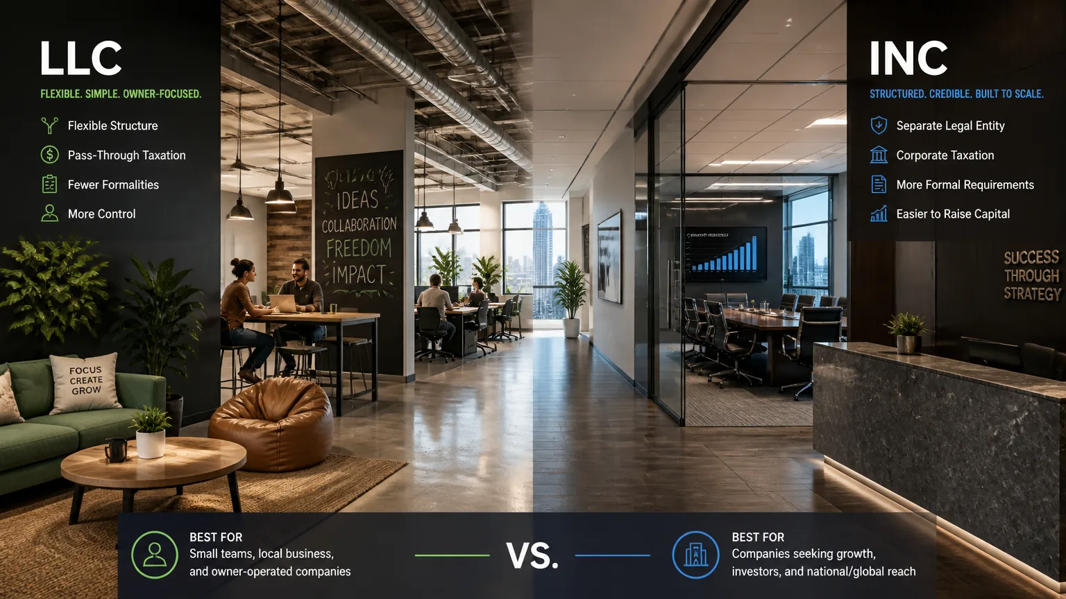 Understanding the Difference Between LLC and Inc: Choose Wisely!
