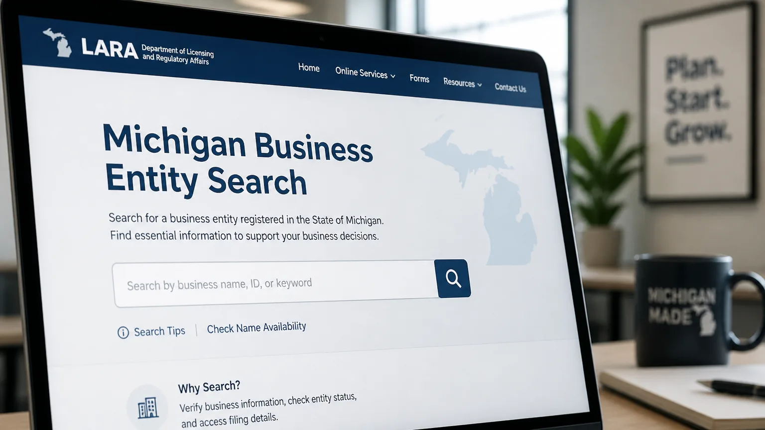Mastering the Michigan Business Entity Search in 5 Easy Steps