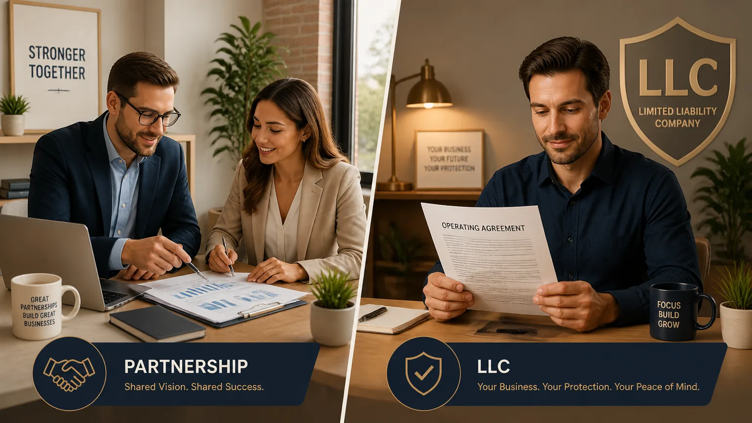 Partnership vs LLC: Choosing the Best Business Structure for You