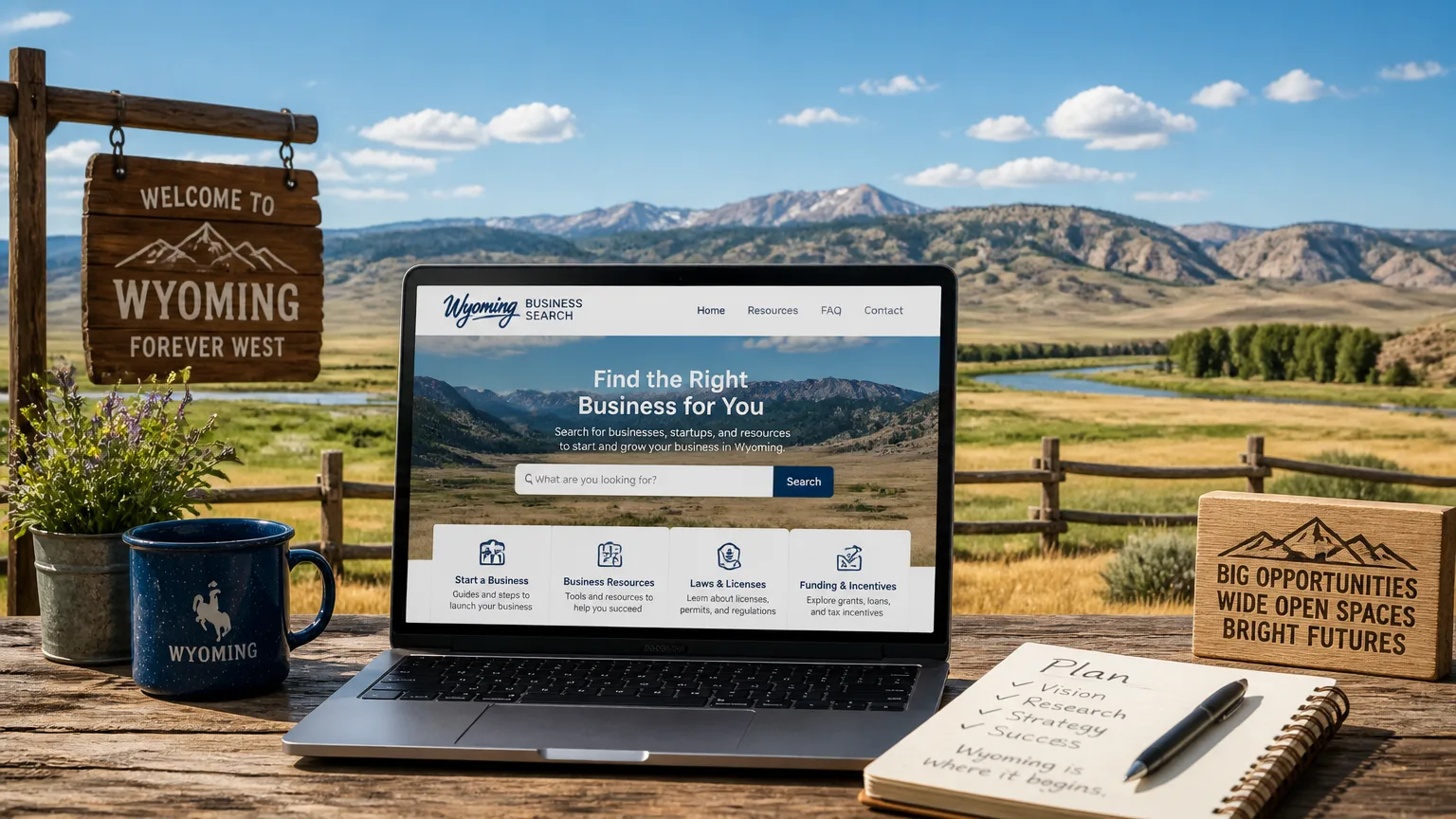 Easy Steps to Conduct a Wyoming Business Entity Search